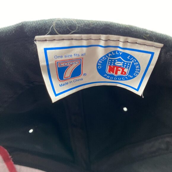 Vintage Pittsburgh Steelers Hat Cap Snap Back Black Yellow - Logo 7 NFL Football - Picture 8 of 11